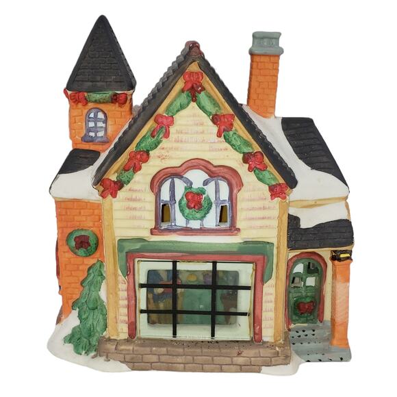 Vintage Longrich Ltd. Christmas Family Village House - Picture 1 of 7